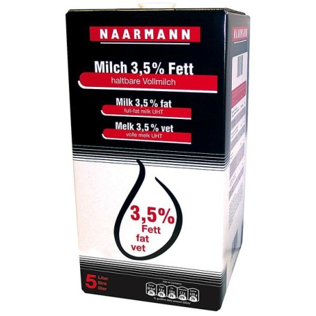 Naarmann H-Milch 3.5% Fett 5l Bag in Box