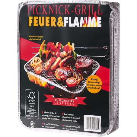 Einweg Picknick-Grill (3 Stück)