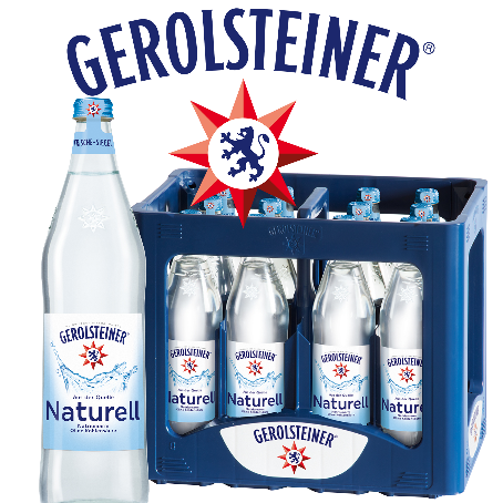 Gerolsteiner Naturell (12/0,75 Ltr. Glas Mehrweg)