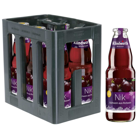 Klindworth Glühwein Nik (6/1 Ltr. Glas MEHRWEG)