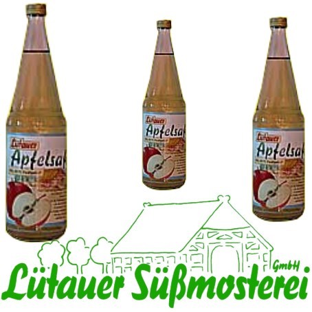Lütauer Apfelsaft klar (6/0,7 Ltr. Glas MEHRWEG)