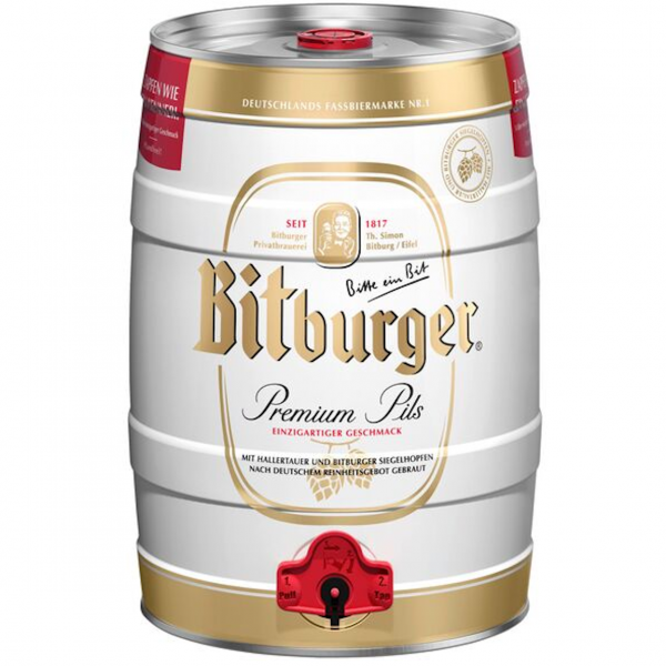 Bitburger Premium Pils Partydose (2/5 Ltr. EINWEG)