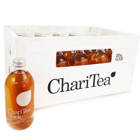 ChariTea Black (20/0,33 Ltr. Glas MEHRWEG)