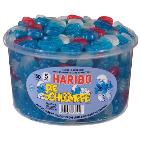 Haribo Fruchtgummi Schlümpfe (1350 g.)