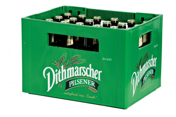 Dithmarscher Longneck Pils (24/0,33 Ltr. Glas MEHRWEG)