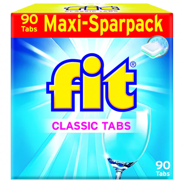 fit Classic Tabs XXL – 90 Blitz‑Matrosen für strahlendes Geschirr.