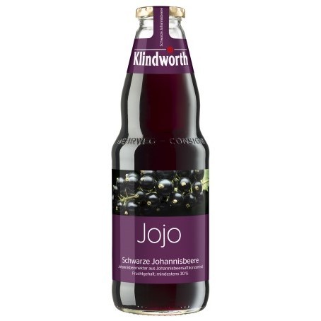 Klindworth Johannesbeere schwarz (Einzelflasche 1,0 Ltr. MEHRWEG)