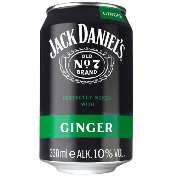 Jack Daniel's & Ginger (12/0,33 Ltr. Dose EINWEG)