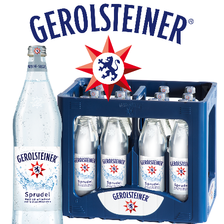 Gerolsteiner Sprudel (12/0,75 Ltr. Glas MEHRWEG)