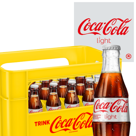 Coca Cola LIGHT (24/0,2 Ltr. Glas MEHRWEG)