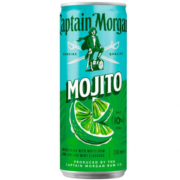 Captain Morgan White & Mojito (12/0,25 Ltr. Dose EINWEG)
