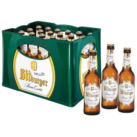 Bitburger Pils (24/0,33 Ltr. Glas MEHRWEG)