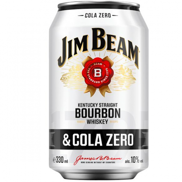 Dose Jim Beam & Cola Zero, Whiskey‑Cola Mixgetränk