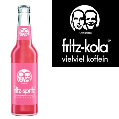 fritz -spritz Rhabarberschorle (24/0,33 Ltr. Glas MEHRWEG)