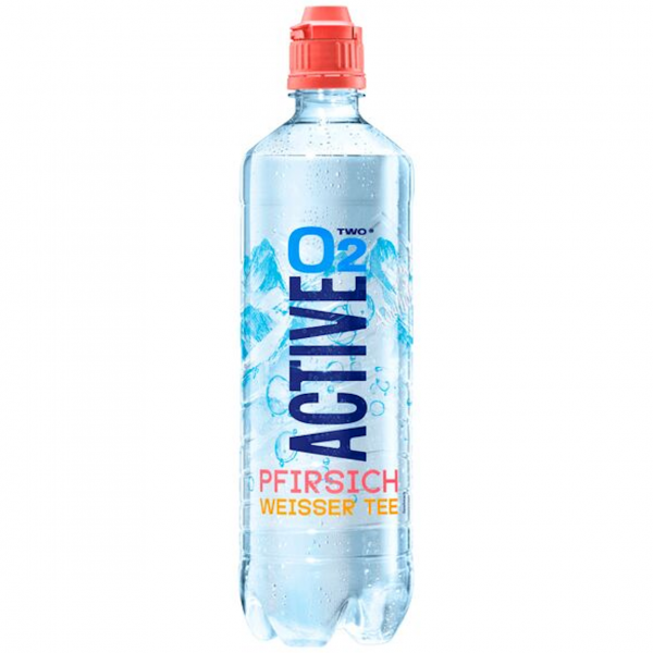 Active O2 Pfirsich – fruchtig‑leichte Alpenfrische für Hamburgs aktive Crew.