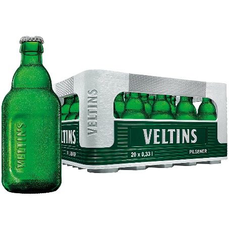 Veltins Pils Steini Relief (20/0,33 Ltr. Mehrweg)