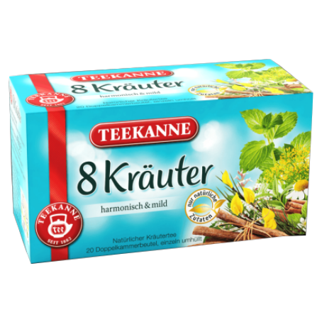 Teekanne Kräutertee 8-Kräuter