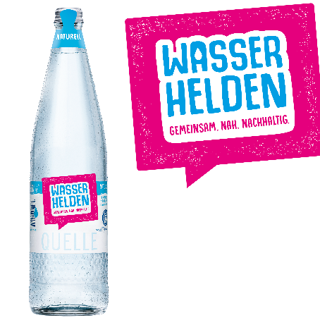 Wasserhelden Naturell (12/0,75 Ltr. Mehrweg)