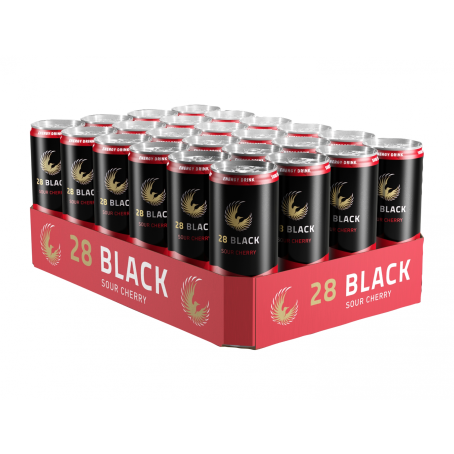 28 Black Sour Cherry Dose (24/0,25 Ltr. EINWEG)