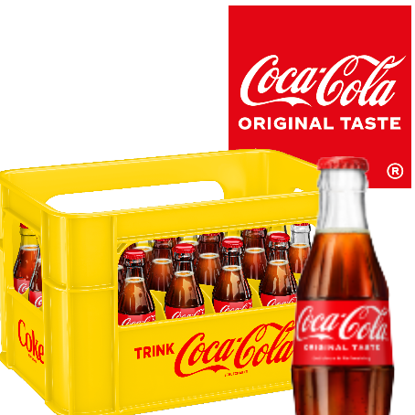 Coca Cola (24/0,2 Ltr. Glas MEHRWEG)