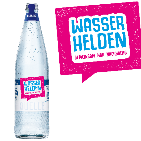 Wasserhelden Classic (12/0,75 Ltr. Mehrweg)