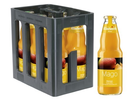 Klindworth Mango Nektar (6/1 Ltr. Glas MEHRWEG)