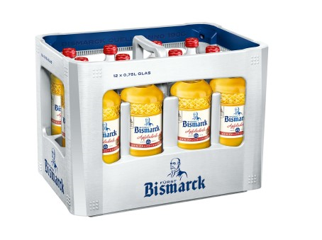 Bismarck Apfelschorle (12/0,7 Ltr. Glas MEHRWEG)