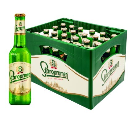 Staropramen Lager (24/0,33 Ltr. Glas MEHRWEG)