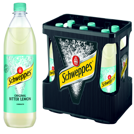 Schweppes Bitter Lemon (6/1 Ltr. PET MEHRWEG)