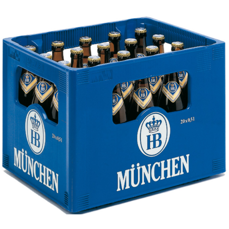 HB Hofbräu München Original hell (20/0,5 Ltr. Mehrweg)