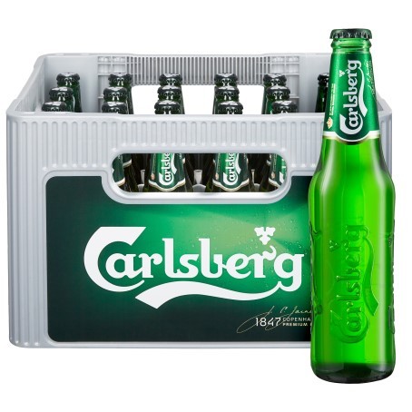 Carlsberg Beer (24/0,33 Ltr. Glas MEHRWEG)