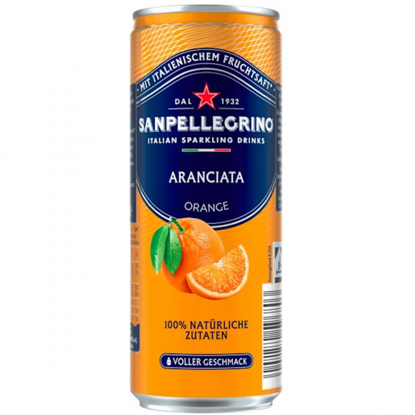 San Pellegrino Aranciata (24/0,33 Ltr. Dose EINWEG)